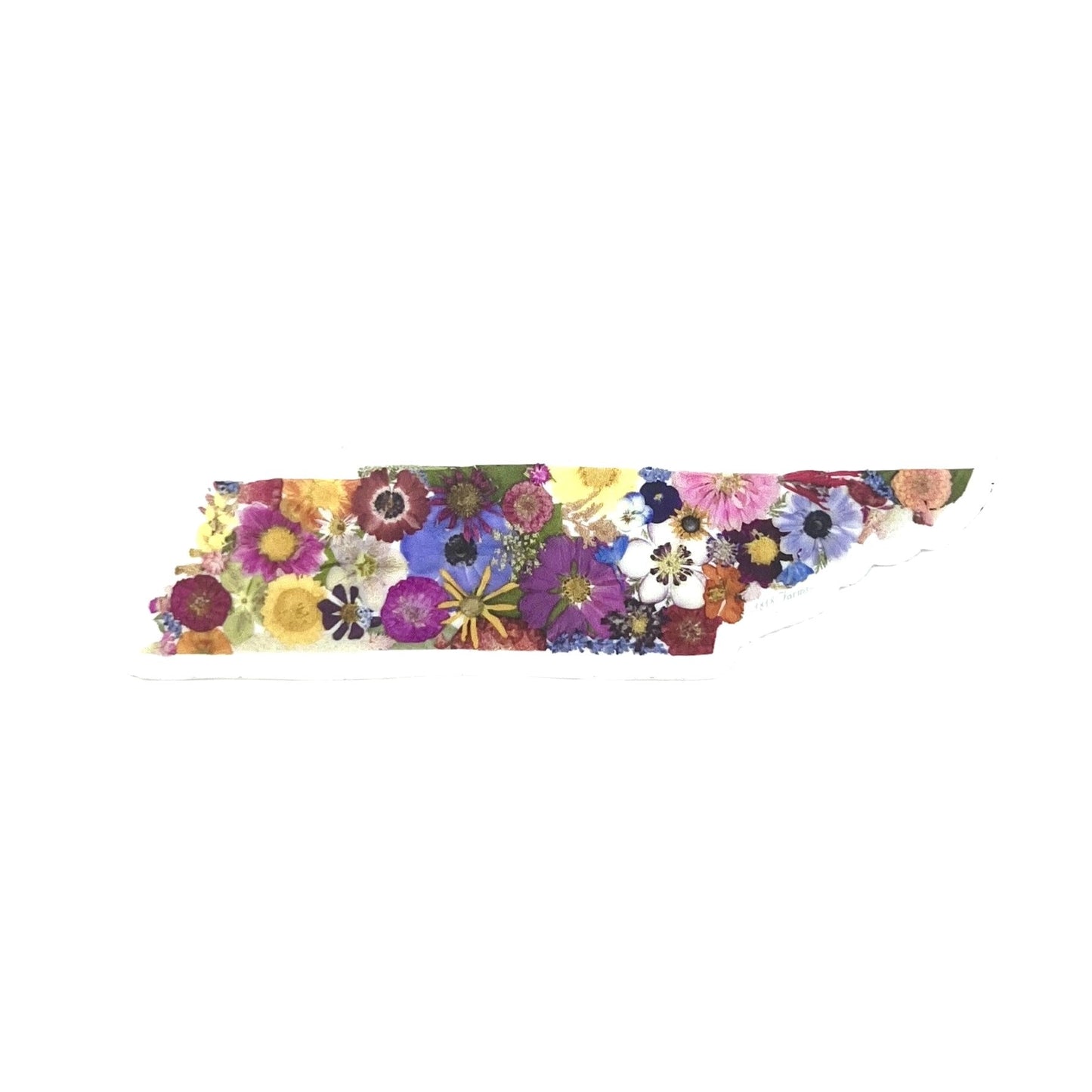 State Themed Vinyl Sticker - "Where I Bloom" Collection Vinyl Sticker 1818 Farms Tennesse  